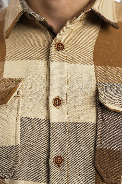 Muška košulja MOLTONO, Boja: bež, IVET.HR - MODERNA ODJEĆA