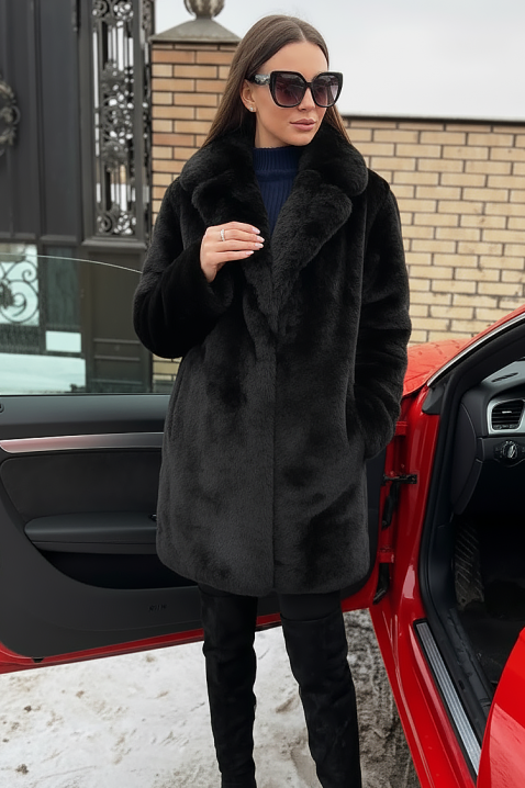 Kaput XERFIONA BLACK, Boja: crna, IVET.HR - MODERNA ODJEĆA