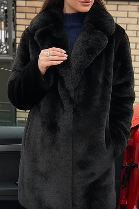 Kaput XERFIONA BLACK, Boja: crna, IVET.HR - MODERNA ODJEĆA