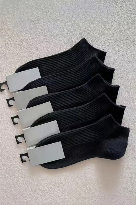 Set od 6 muških čarapa ZIMOLO BLACK, Boja: crna, IVET.HR - MODERNA ODJEĆA