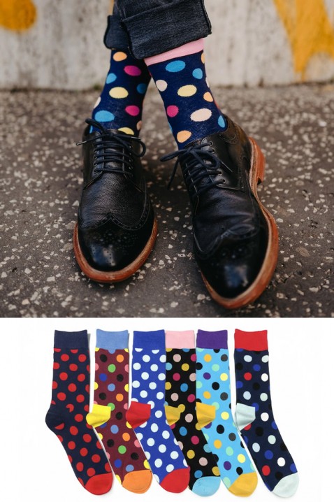 Set od šest muških čarapa COLORITO, Boja: višebojna, IVET.HR - MODERNA ODJEĆA