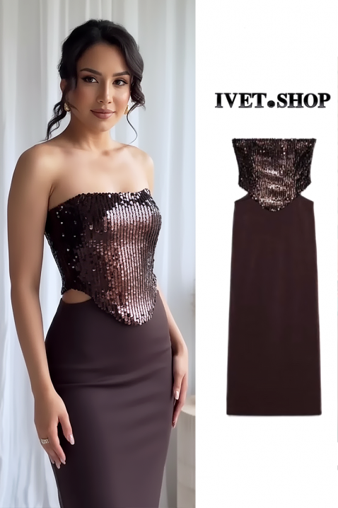 Top ZLATENDA, Boja: bordo, IVET.HR - MODERNA ODJEĆA