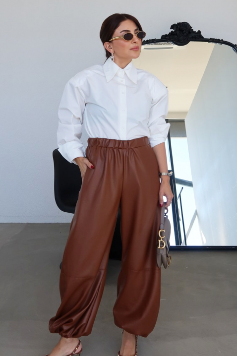 Hlače LONTENZA CAMEL, Boja: svjetlosmeđa, IVET.HR - MODERNA ODJEĆA