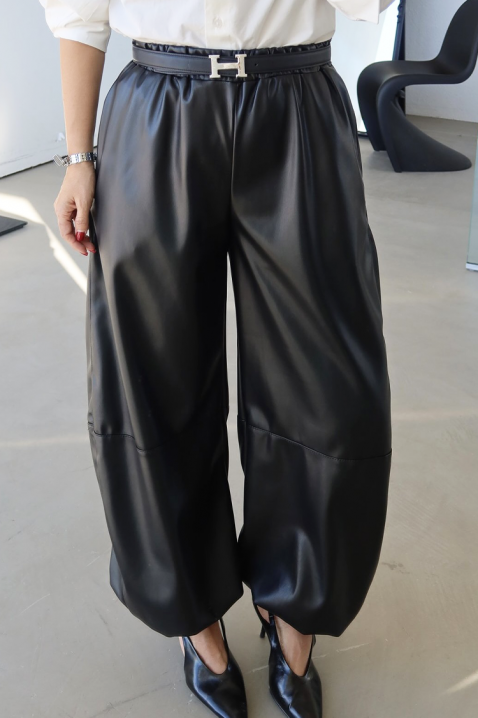 Hlače LONTENZA BLACK, Boja: crna, IVET.HR - MODERNA ODJEĆA