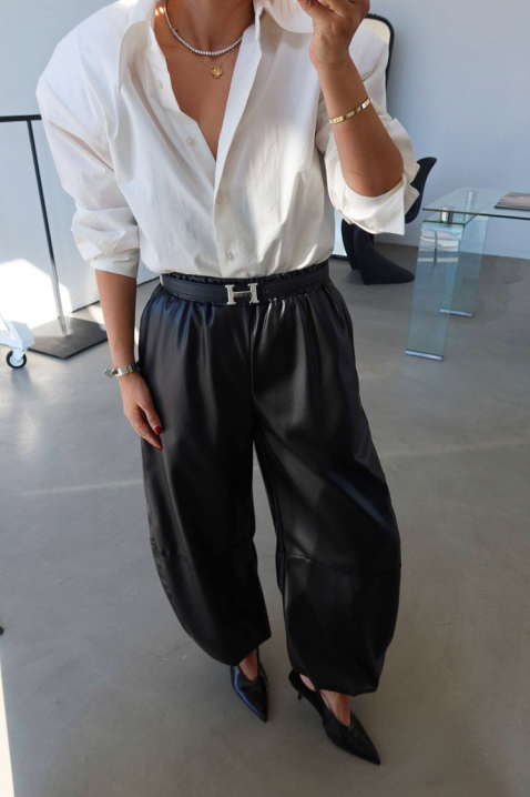 Hlače LONTENZA BLACK, Boja: crna, IVET.HR - MODERNA ODJEĆA