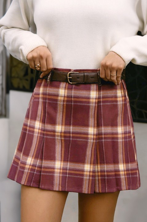 Suknja LALIOPA BORDO, Boja: bordo, IVET.HR - MODERNA ODJEĆA