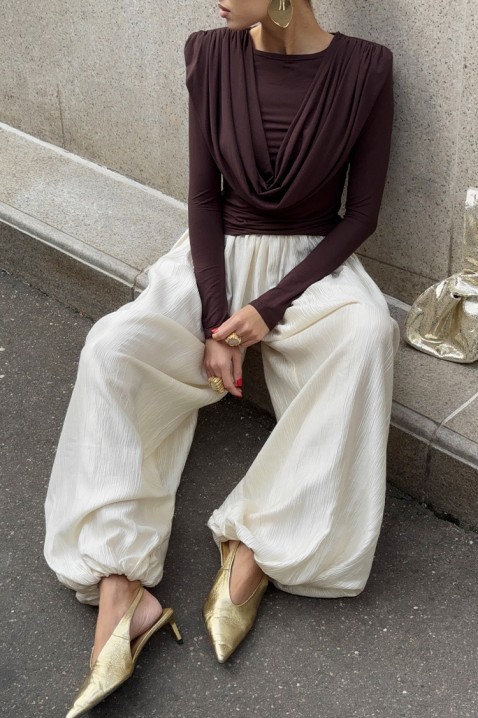 Ženska bluza JACKSONA BROWN, Boja: smeđa, IVET.HR - MODERNA ODJEĆA