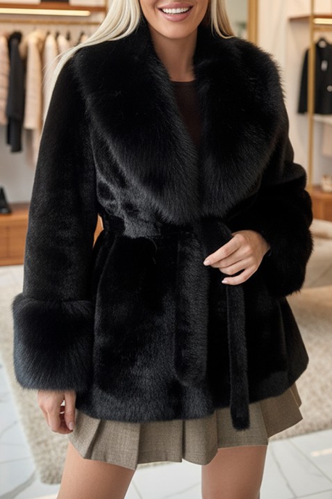 Kaput ELEMSA BLACK, Boja: crna, IVET.HR - MODERNA ODJEĆA