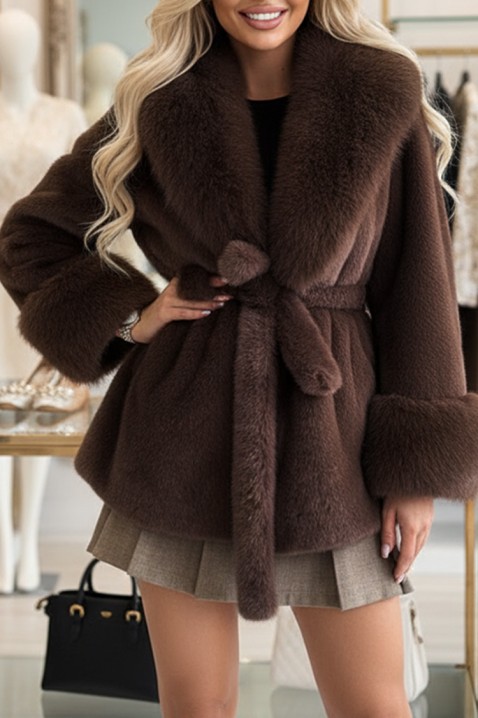 Kaput ELEMSA BROWN, Boja: smeđa, IVET.HR - MODERNA ODJEĆA