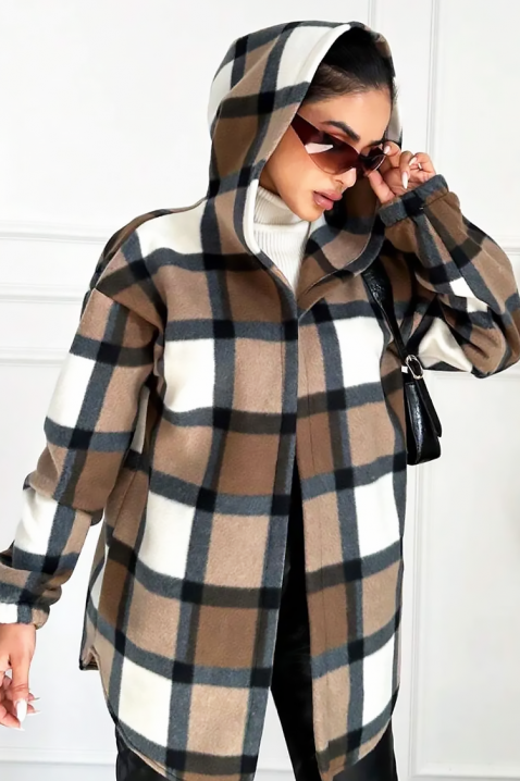 Ženska jakna-košulja TESSARO, Boja: smeđa, IVET.HR - MODERNA ODJEĆA