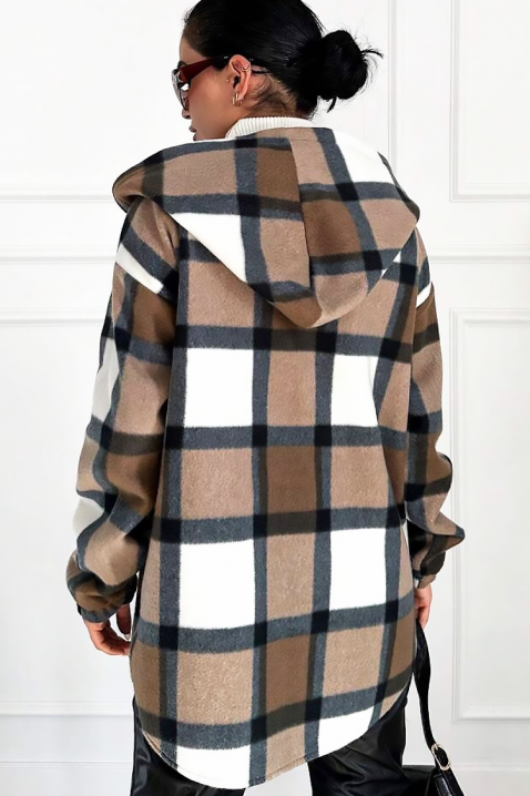 Ženska jakna-košulja TESSARO, Boja: smeđa, IVET.HR - MODERNA ODJEĆA