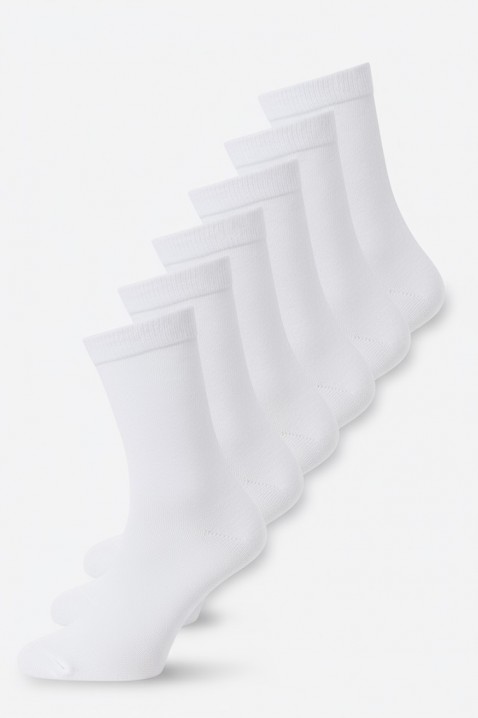 Set od šest muških čarapa MIKRELZO, Boja: bijela, IVET.HR - MODERNA ODJEĆA