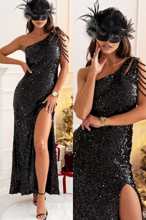 Haljina TANGELZA BLACK, Boja: crna, IVET.HR - MODERNA ODJEĆA