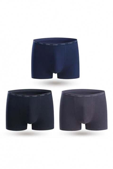 Set od tri muške bokserice JORZO, Boja: tamnoplava, IVET.HR - MODERNA ODJEĆA