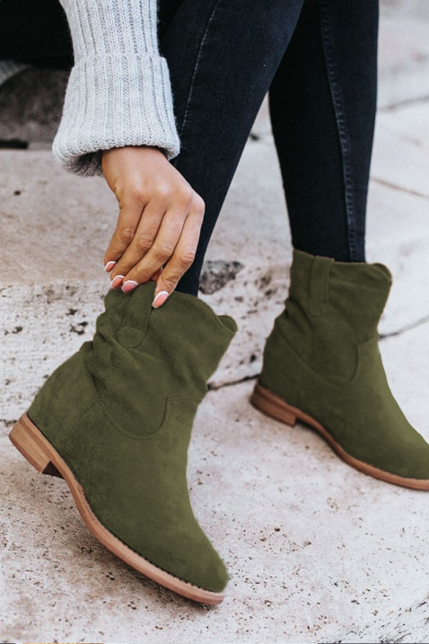 Ženske čizme BOMBEDA, Boja: kaki, IVET.HR - MODERNA ODJEĆA