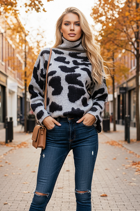 Džemper VLORDENZA GREY, Boja: siva, IVET.HR - MODERNA ODJEĆA