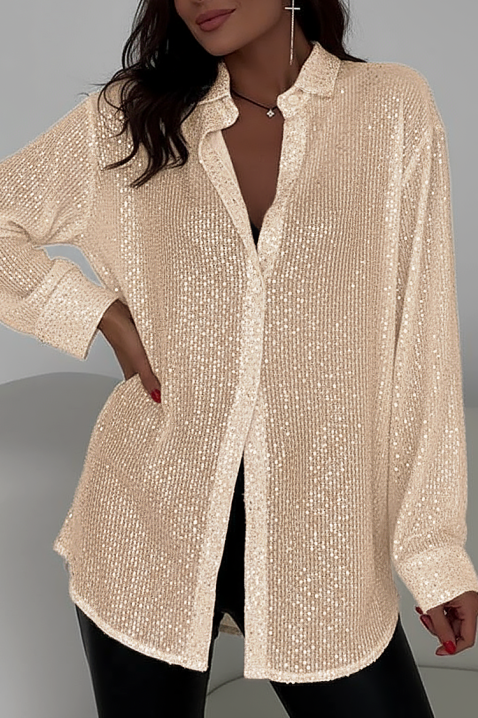 Ženska košulja LANVELDA GOLD, Boja: zlatna, IVET.HR - MODERNA ODJEĆA