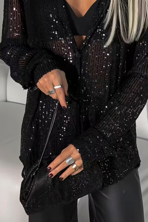 Ženska košulja LANVELDA BLACK, Boja: crna, IVET.HR - MODERNA ODJEĆA