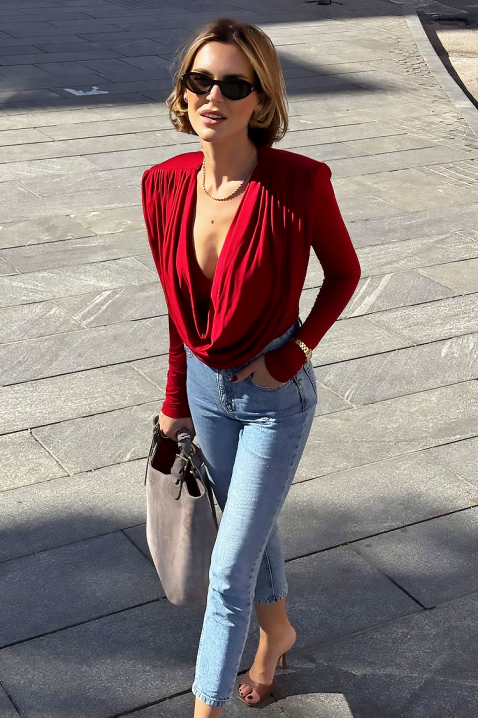 Ženska bluza SEKLONDA RED, Boja: crvena, IVET.HR - MODERNA ODJEĆA