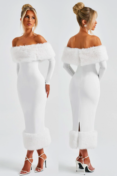 Haljina KARSOTA WHITE, Boja: bijela, IVET.HR - MODERNA ODJEĆA