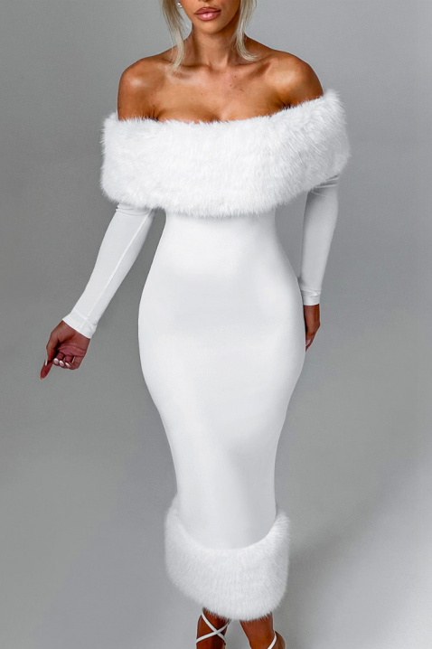 Haljina KARSOTA WHITE, Boja: bijela, IVET.HR - MODERNA ODJEĆA