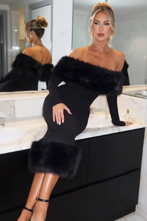 Haljina KARSOTA BLACK, Boja: crna, IVET.HR - MODERNA ODJEĆA