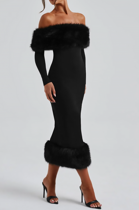 Haljina KARSOTA BLACK, Boja: crna, IVET.HR - MODERNA ODJEĆA