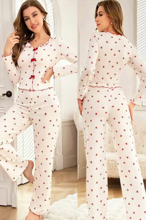 Pidžama HARZANA, Boja: bijela, IVET.HR - MODERNA ODJEĆA