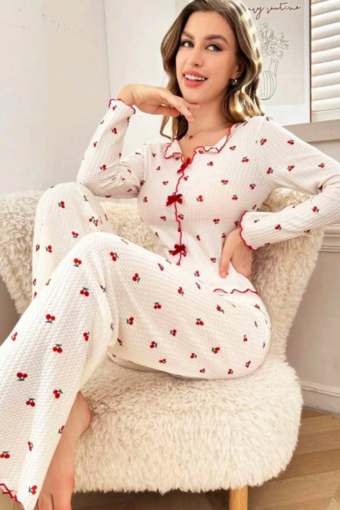 Pidžama HARZANA, Boja: bijela, IVET.HR - MODERNA ODJEĆA