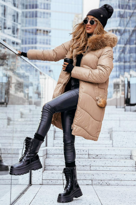 Jakna SNEVILDA BEIGE, Boja: bež, IVET.HR - MODERNA ODJEĆA