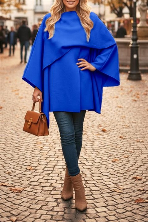 Kaput POKRINZA BLUE, Boja: plava, IVET.HR - MODERNA ODJEĆA