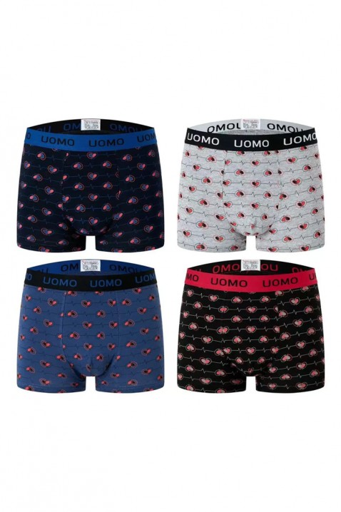Set od četiri muške bokserice HERZON, Boja: višebojna, IVET.HR - MODERNA ODJEĆA