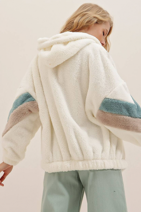 Dukserica PLUVILZA WHITE, Boja: bijela, IVET.HR - MODERNA ODJEĆA