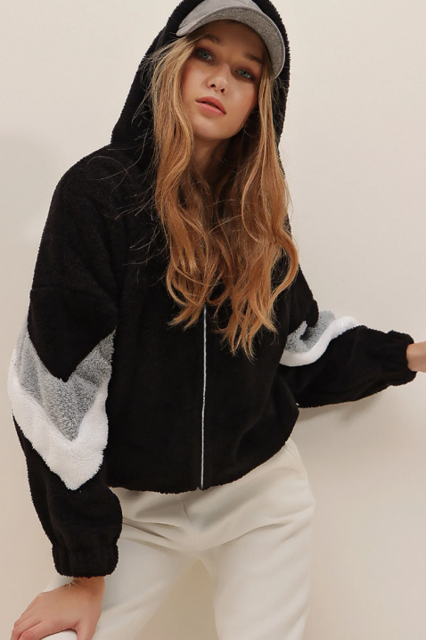 Dukserica PLUVILZA BLACK, Boja: crna, IVET.HR - MODERNA ODJEĆA