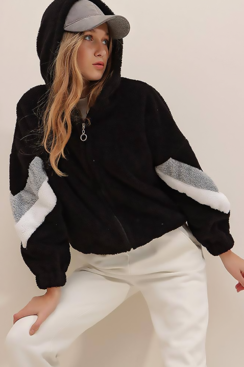 Dukserica PLUVILZA BLACK, Boja: crna, IVET.HR - MODERNA ODJEĆA