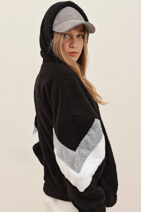 Dukserica PLUVILZA BLACK, Boja: crna, IVET.HR - MODERNA ODJEĆA