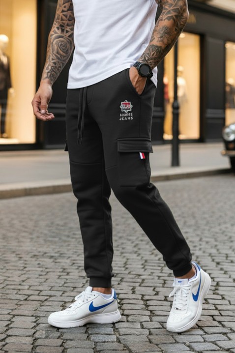 Muške hlače LILTON BLACK, Boja: crna, IVET.HR - MODERNA ODJEĆA