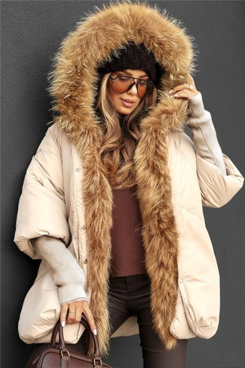 Jakna LAVRONZA ECRU, Boja: drap, IVET.HR - MODERNA ODJEĆA