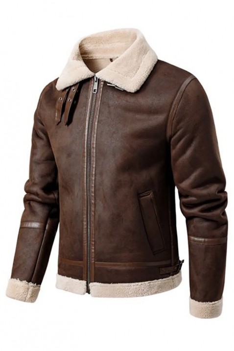 Muška jakna HALMAN BROWN, Boja: smeđa, IVET.HR - MODERNA ODJEĆA