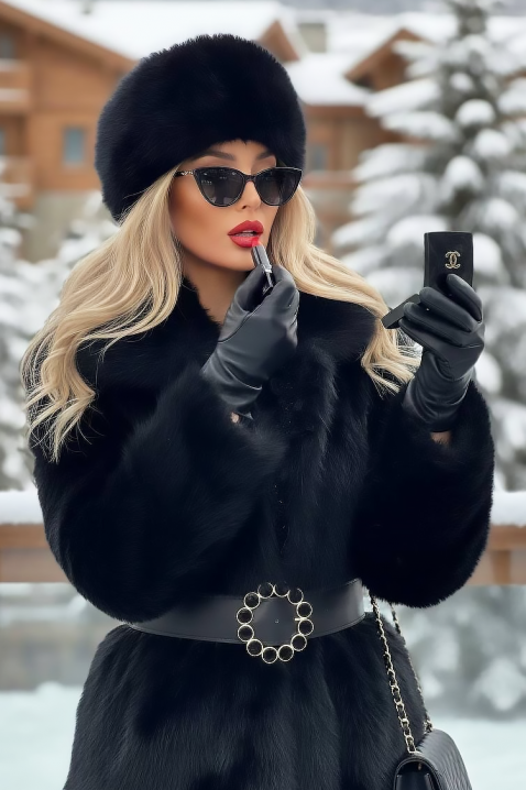 Kaput MEMELONDA BLACK, Boja: crna, IVET.HR - MODERNA ODJEĆA