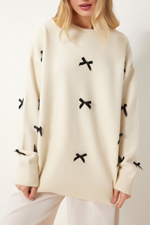 Džemper ATRELVA ECRU, Boja: drap, IVET.HR - MODERNA ODJEĆA