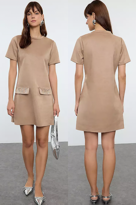 Haljina GARDELDA BEIGE, Boja: bež, IVET.HR - MODERNA ODJEĆA