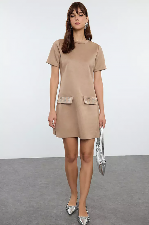 Haljina GARDELDA BEIGE, Boja: bež, IVET.HR - MODERNA ODJEĆA