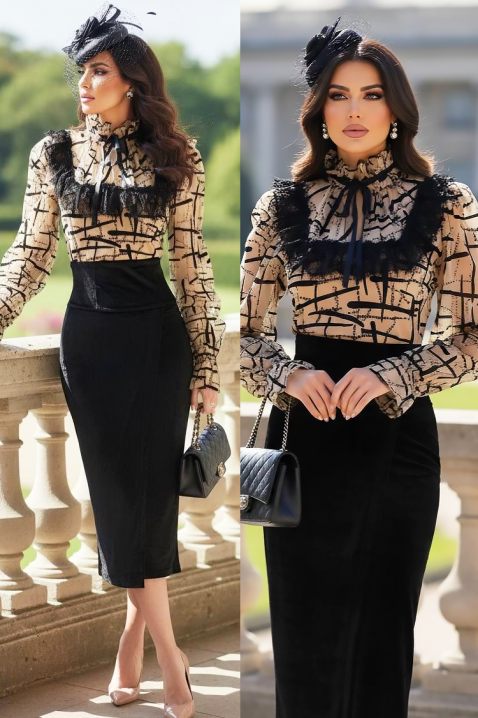 Haljina FRONELMA BEIGE, Boja: bež, IVET.HR - MODERNA ODJEĆA