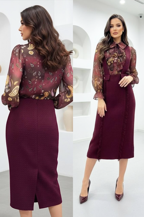 Haljina MRALVERDA BORDO, Boja: bordo, IVET.HR - MODERNA ODJEĆA