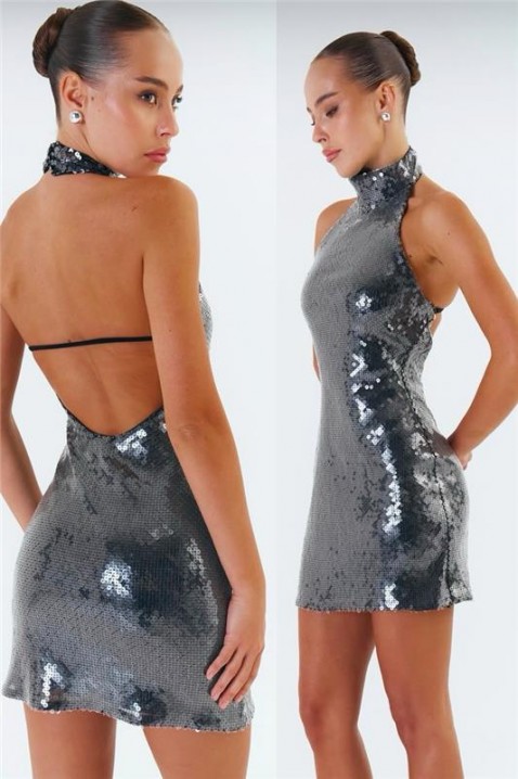 Haljina DIONDINZA, Boja: srebrna, IVET.HR - MODERNA ODJEĆA