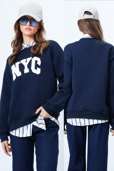 Ženska bluza NEVRILDA NAVY, Boja: tamnoplava, IVET.HR - MODERNA ODJEĆA