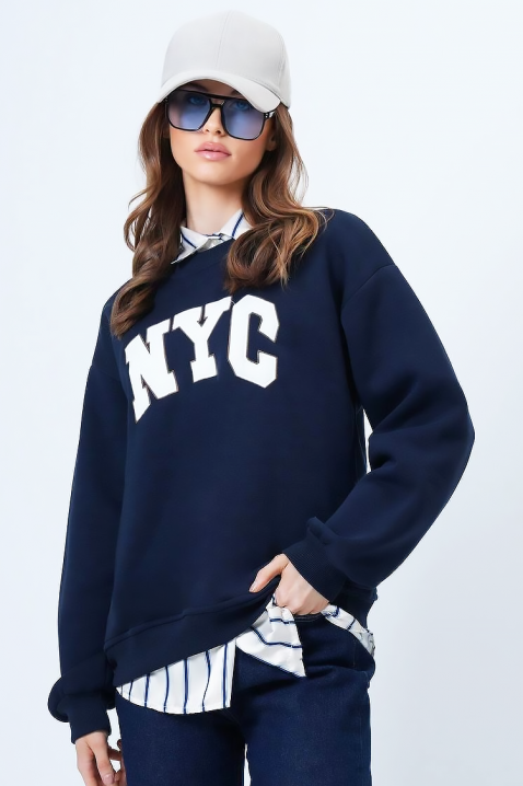 Ženska bluza NEVRILDA NAVY, Boja: tamnoplava, IVET.HR - MODERNA ODJEĆA