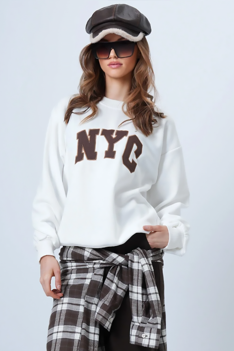 Ženska bluza NEVRILDA WHITE, Boja: bijela, IVET.HR - MODERNA ODJEĆA