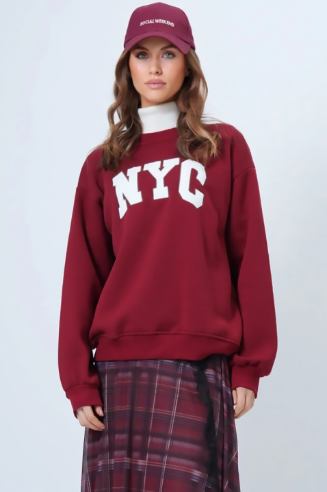 Ženska bluza NEVRILDA BORDO, Boja: bordo, IVET.HR - MODERNA ODJEĆA